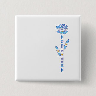 Argentinische Rose Button