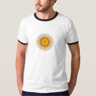 Argentinische Sonne des T - Shirt