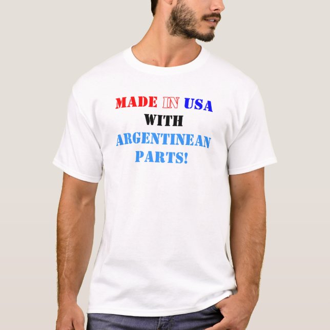 Argentinische Teile T-Shirt (Vorderseite)