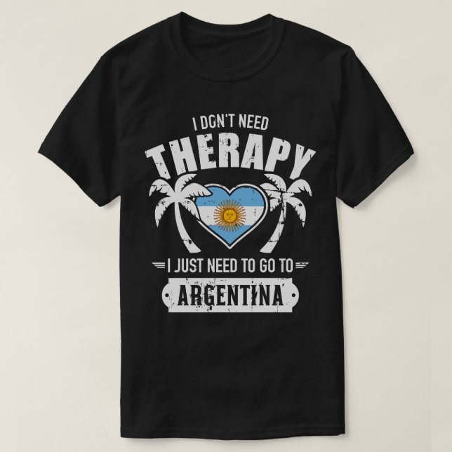 Argentinische Therapie T-Shirt (Design vorne)