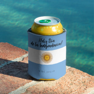 Argentinische Unabhängigkeitstagsflagge Dosenkühler