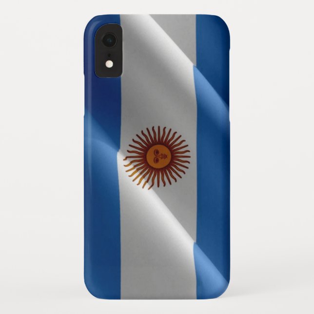 argentinische Wachsflagge Case-Mate iPhone Hülle (Rückseite)