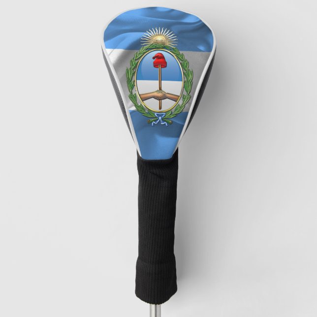 Argentinische Wappen Golf Headcover (Vorderseite)