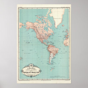 Argentinischer Atlas 3 Poster