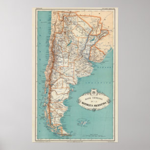 Argentinischer Atlas Poster