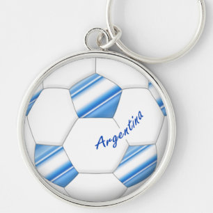 Argentinischer Ball des FUSSBALLS nationale Schlüsselanhänger