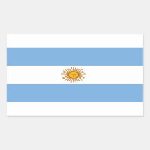 Argentinischer Flaggenaufkleber