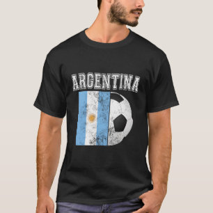 Argentinischer Flaggenfußball Futbol Football T-Shirt