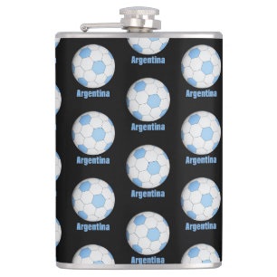 Argentinischer Fußball  Flachmann