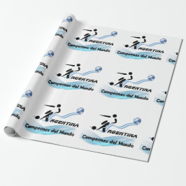 Argentinischer Fußball Geschenkpapier