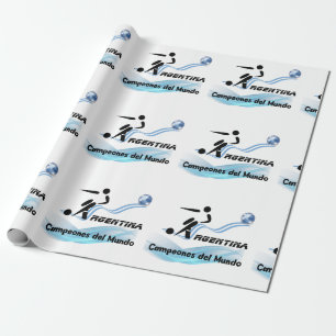 Argentinischer Fußball Geschenkpapier