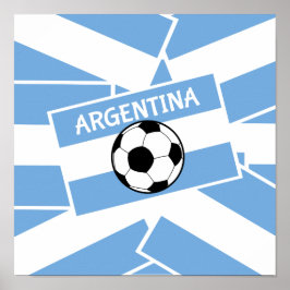 Argentinischer Fußball Poster