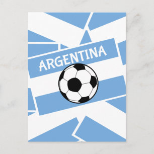 Argentinischer Fußball Postkarte