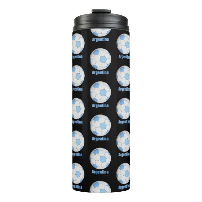 Argentinischer Fußball  Thermosbecher (Vorderseite)