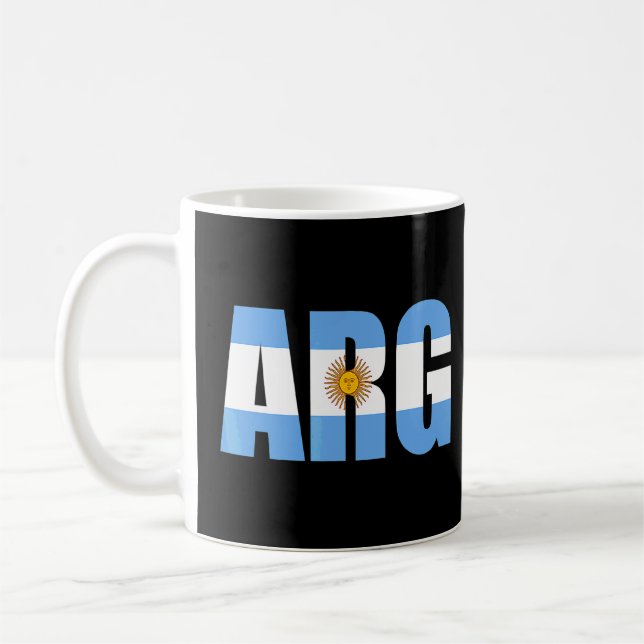 Argentinischer Fußballfan Kaffeetasse (Links)