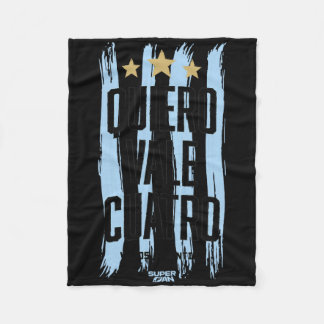 Argentinischer Fußballfan Weltmeisterschaft 2026 _ Fleecedecke