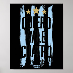 Argentinischer Fußballfan Weltmeisterschaft 2026 _ Poster