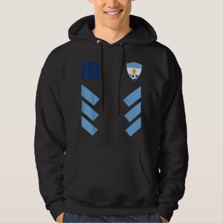 Argentinischer Fußballspieler Jersey Argentinienfu Hoodie