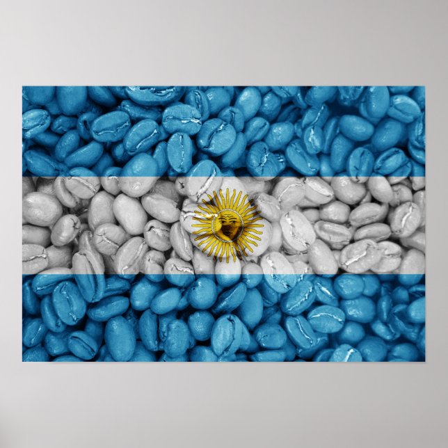 Argentinischer Kaffee Poster (Vorne)