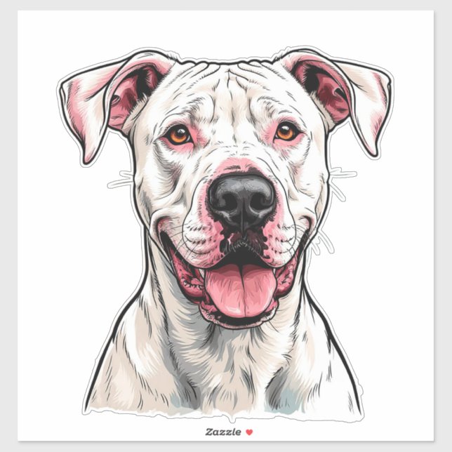 Argentinischer Mastiff Aufkleber (Blatt)