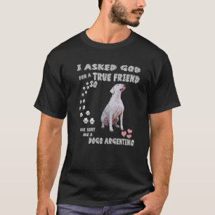 Argentinischer Mastiff Hund Mama Vater Kostüm, Nie T-Shirt