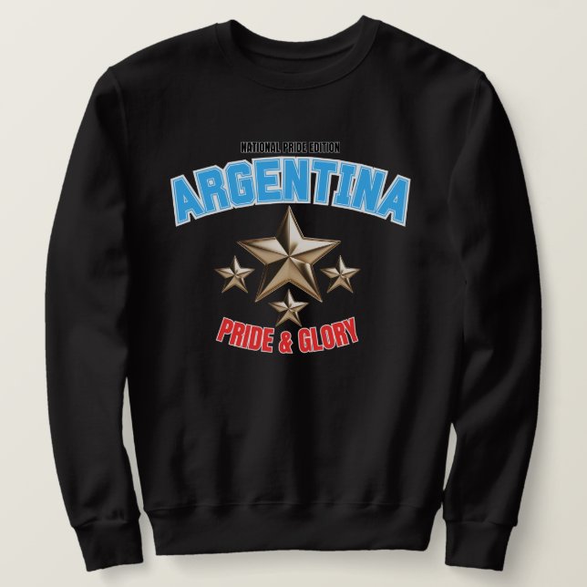 Argentinischer Nationalstolz Herren Basic Sweatshi Sweatshirt (Design vorne)
