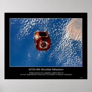 Argentinischer SAC-A Satellite ... Poster