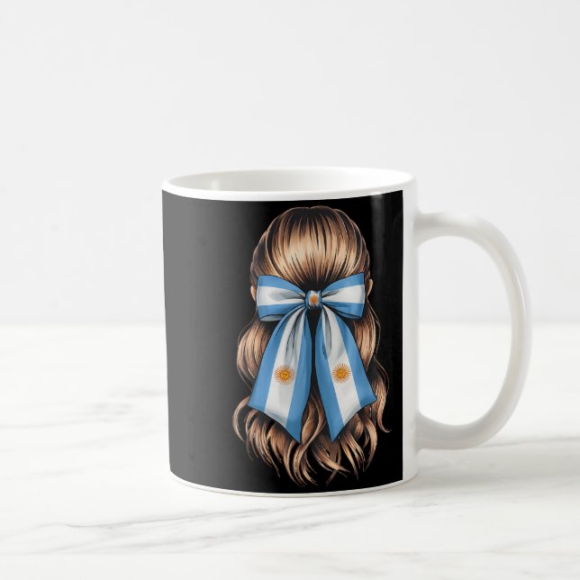Argentinischer Stolz argentinische Flagge  Kaffeetasse (Rechts)