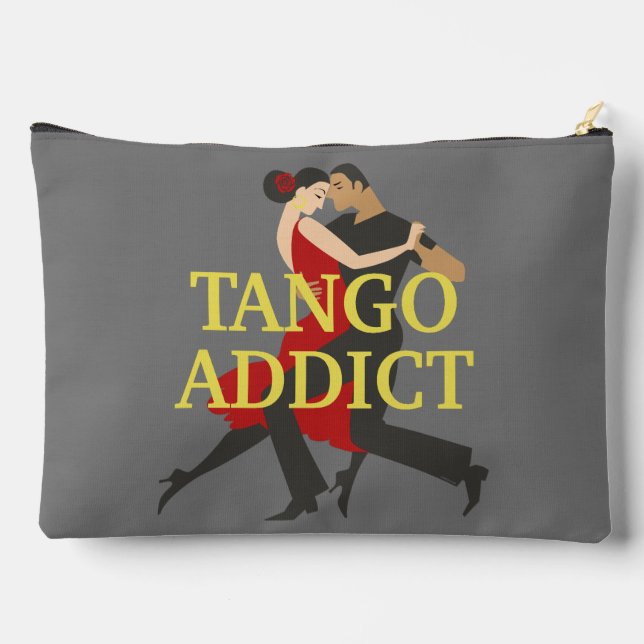 Argentinischer Tango Addict Dance Couple Zubehörtasche (Rückseite)