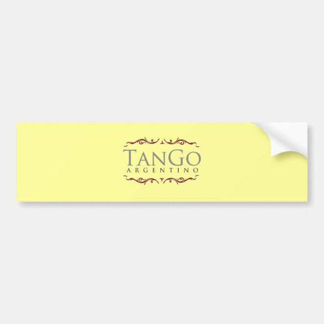 Argentinischer Tango Autoaufkleber (Vorne)
