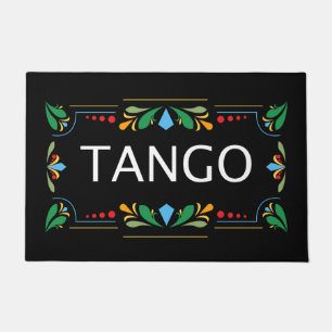 Argentinischer Tango Fileteado Porteno Inspiriert Fußmatte