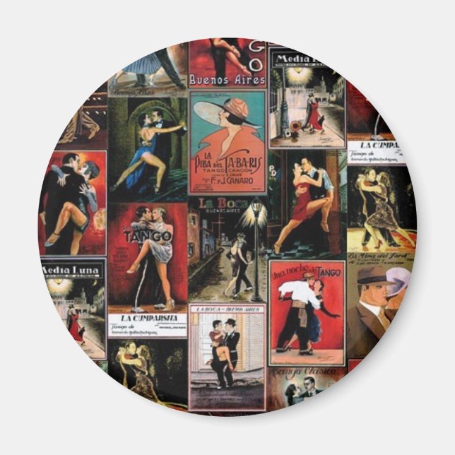 Argentinischer Tango Magnet (Vorne)