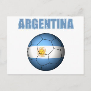 Argentinischer Weltmeisterschaft T - Shirt Postkarte