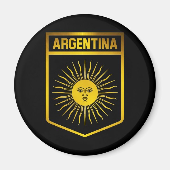 Argentinisches Emblem Magnet (Vorne)