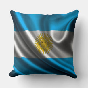 Argentinisches Flaggenkissen Kissen