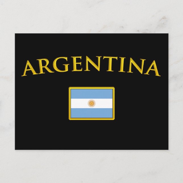 Argentinisches Gold Postkarte (Vorderseite)