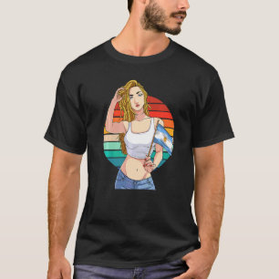 Argentinisches Mädchen Argentinien-Flagge Latino-S T-Shirt