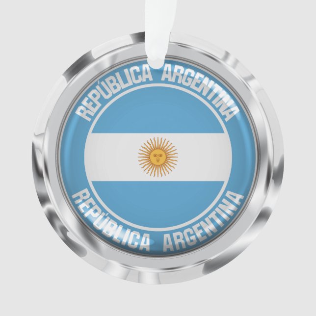 Argentinisches RundEmblem Ornament (Vorderseite)