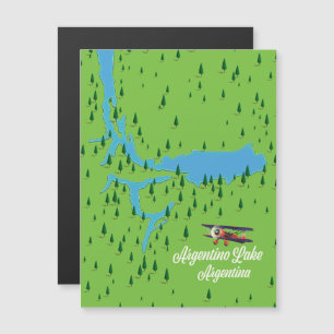 Argentino-See Argentinien Magnetkarte