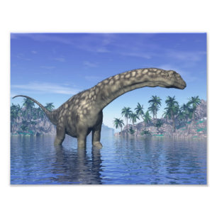 Argentinosaurus dinosaur - 3D-Darstellung Fotodruck