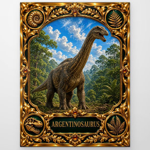 Argentinosaurus, Juwelen-Erbstück Kunst Postkarte