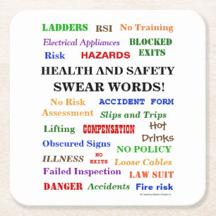 Ärgerliche aber lustige Gesundheits-und Rechteckiger Pappuntersetzer