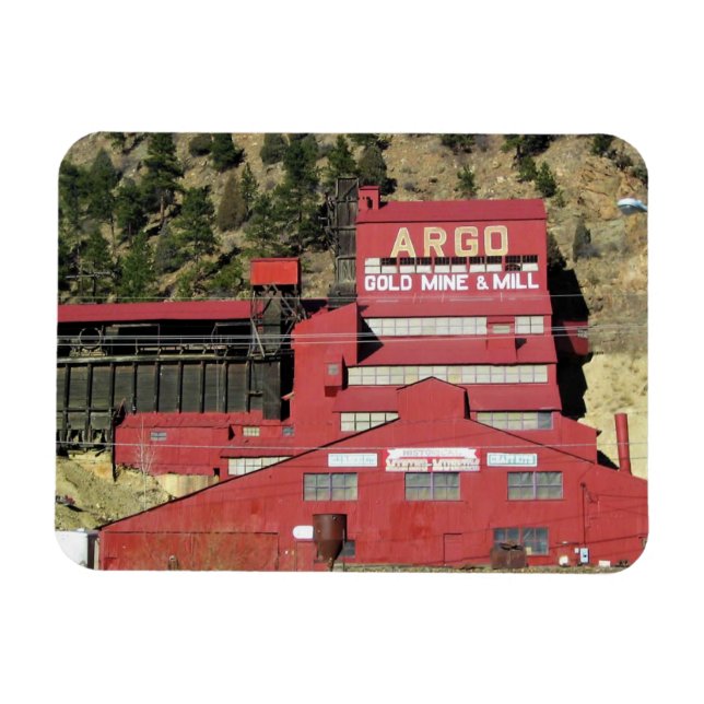 Argo Gold Mine & Mill, Idaho Springs, Colorado Magnet (Horizontal)