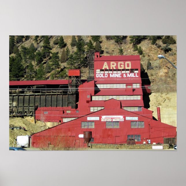 Argo Gold Mine & Mill, Idaho Springs, Colorado Poster (Vorne)