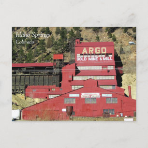 Argo Gold Mine & Mill, Idaho Springs, Colorado Postkarte