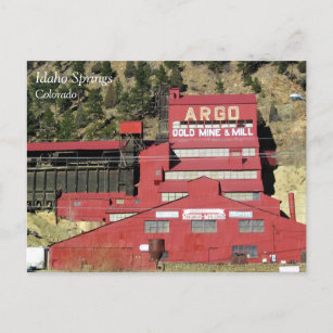 Argo Gold Mine & Mill, Idaho Springs, Colorado Postkarte