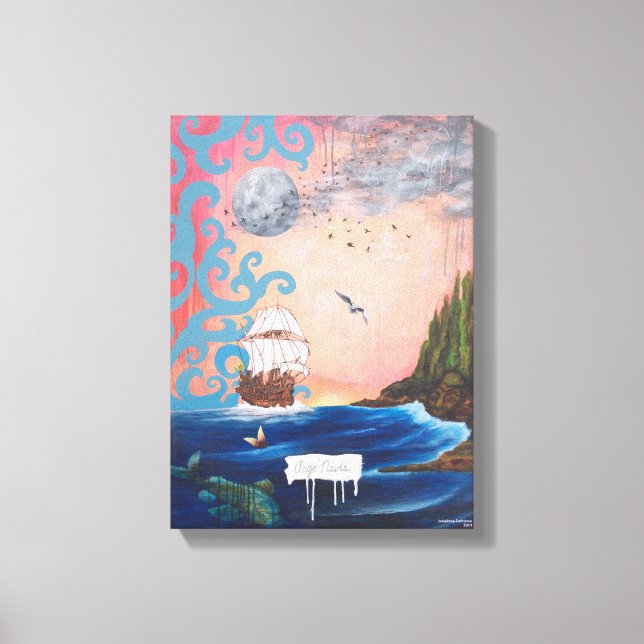 Argo Navis von Josephine DeFrancis Wrapped Canvas Leinwanddruck (Vorderseite)