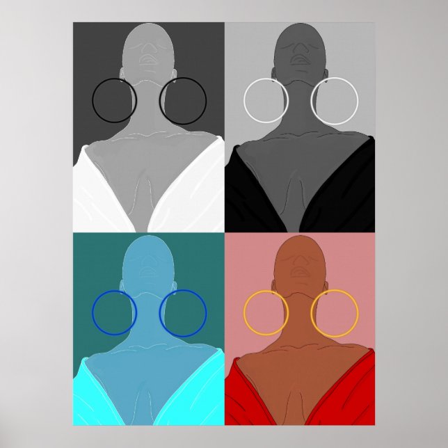 Argolas de muitas faces poster (Vorne)