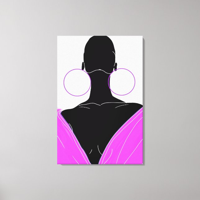 Argolas original - deep pink leinwanddruck (Vorderseite)
