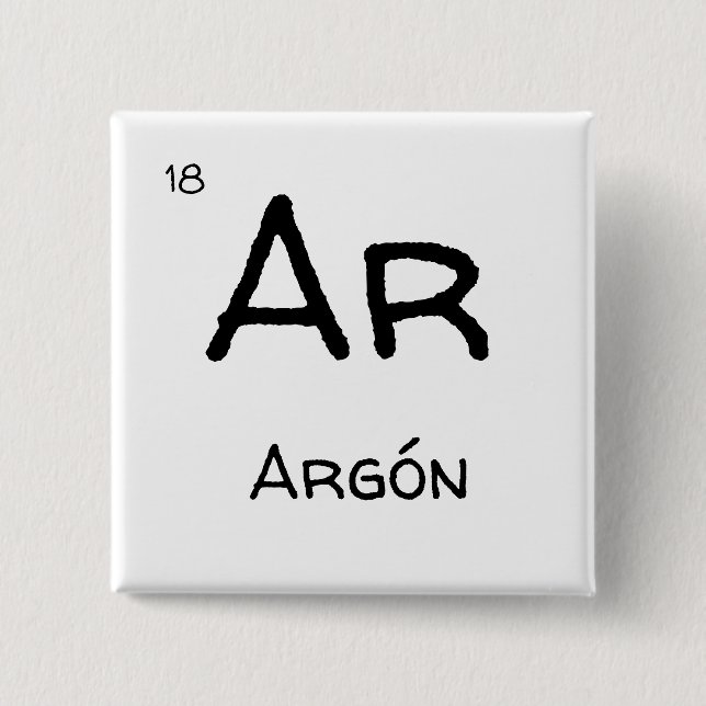 Argon Gas Button (Vorderseite)
